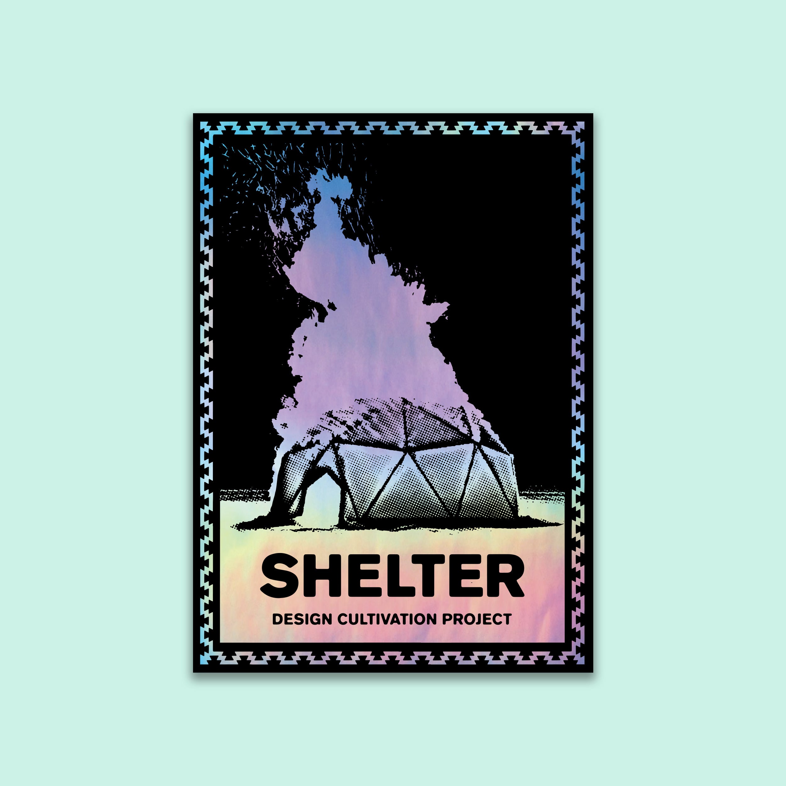 Holographic Dome Burn Sticker