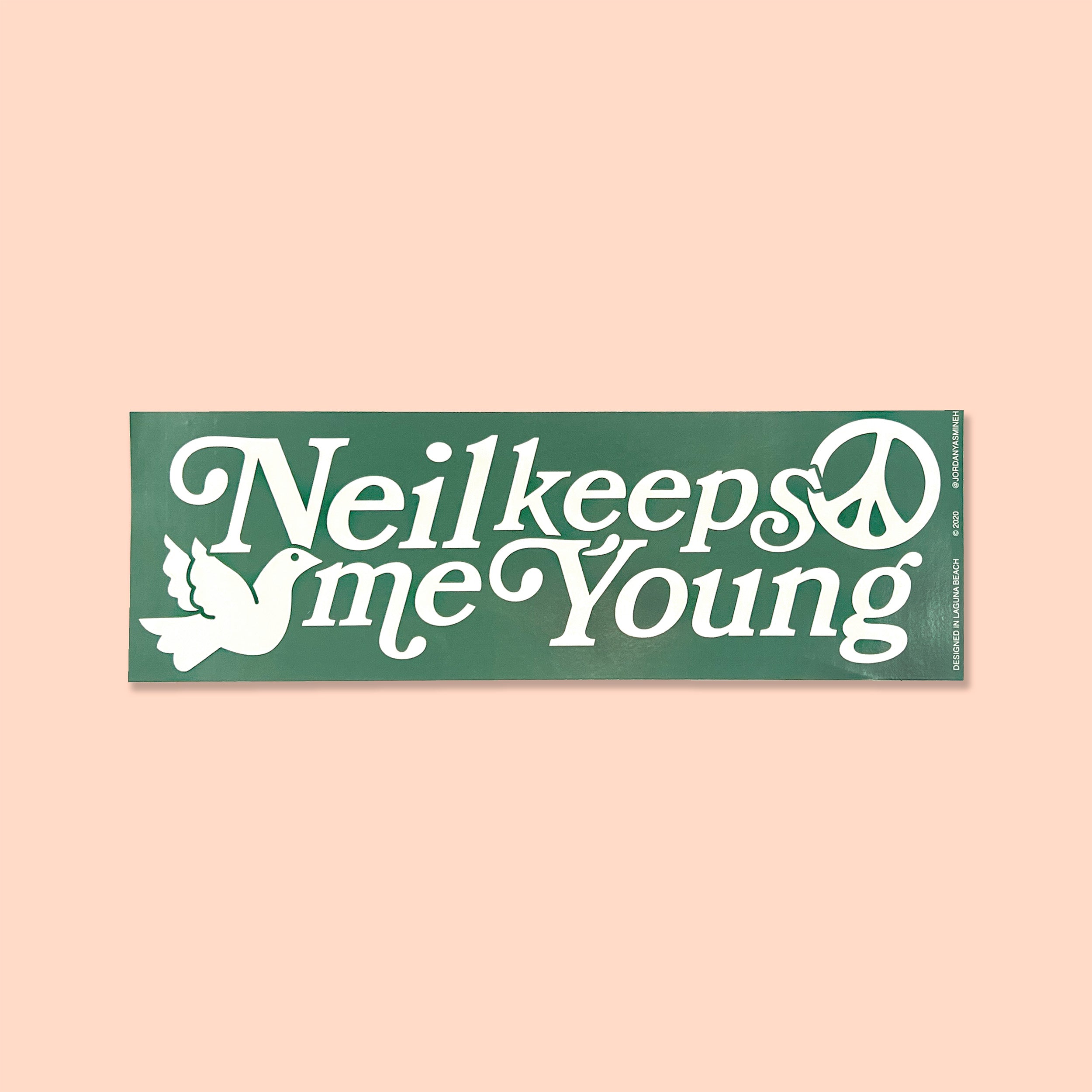 Neil Keeps Me Young - Bumper Sticker