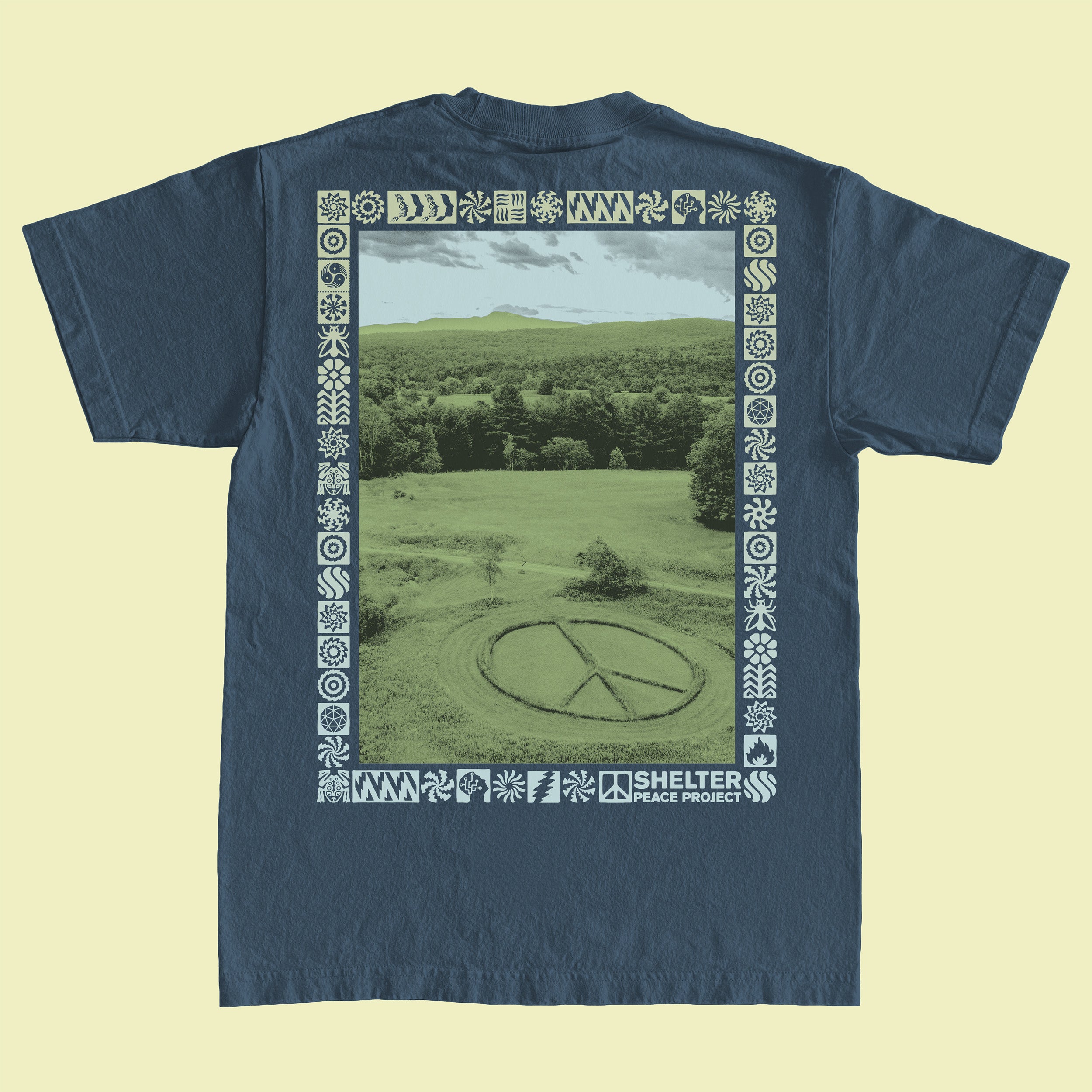 PEACE FIELD TEE - DUSK