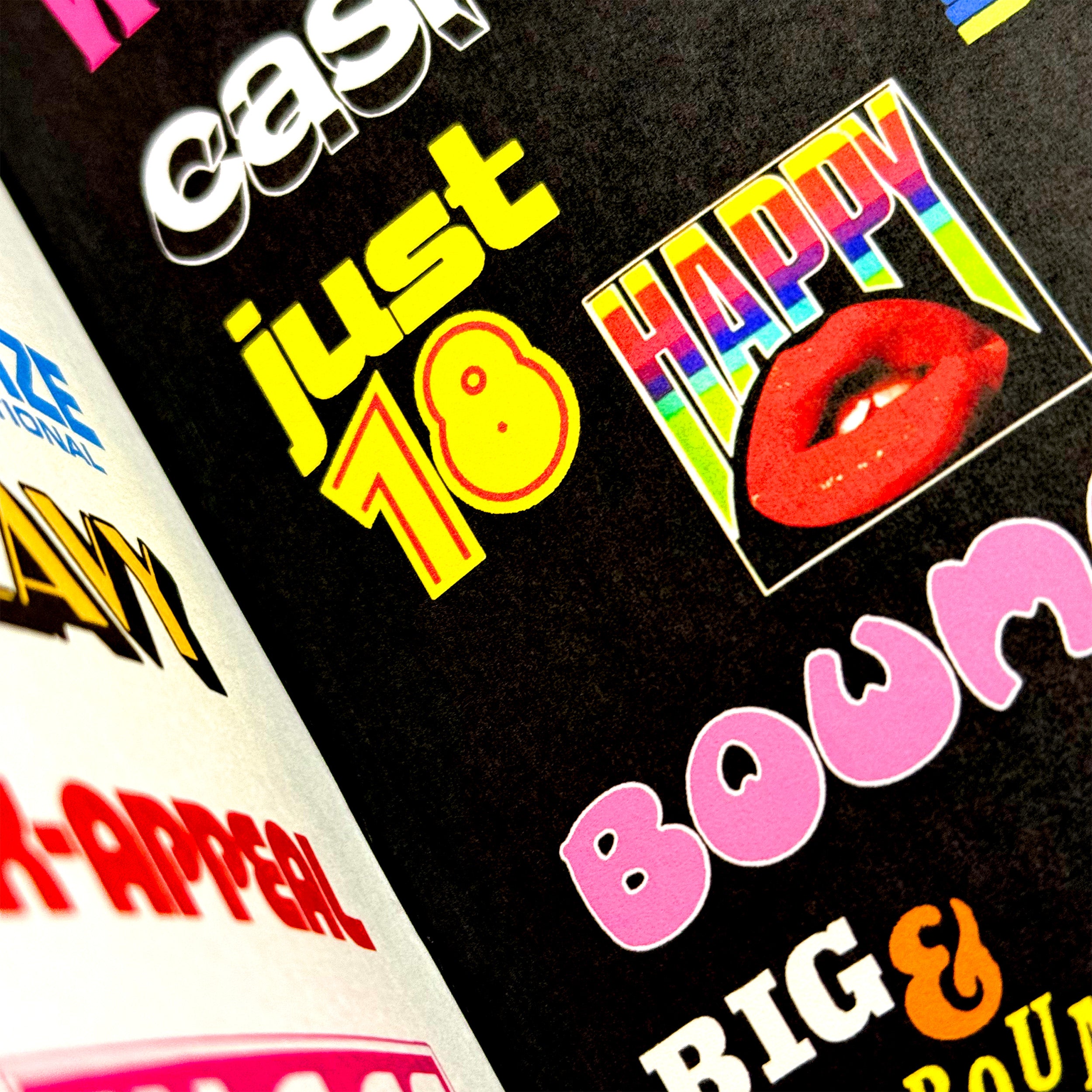 TOP SHELF TYPE: ADULT MAGAZINE LOGOTYPES By Lock Books