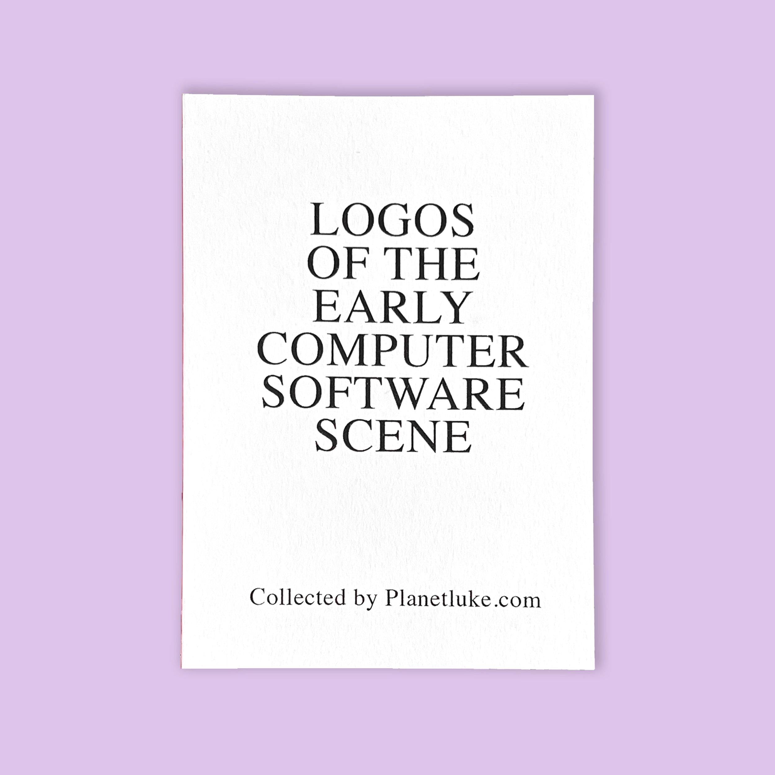 LOGOS OF THE EARLY COMPUTER SOFTWARE SCENE BY LUCA LUZANO